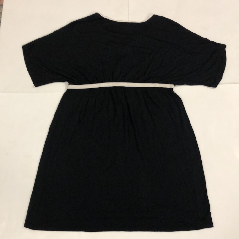 Nicole by Nicole Miller XXL Dress Black & White Elastic Piping Detail Stretchy - Picture 7 of 7